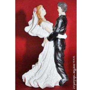 Elegantní figurka na svatební dort 79