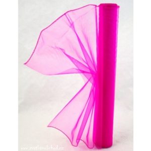 Organza fuchsiová 001 délka 92cm