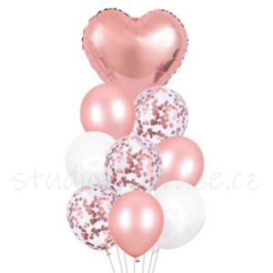 Balonky set - růžový